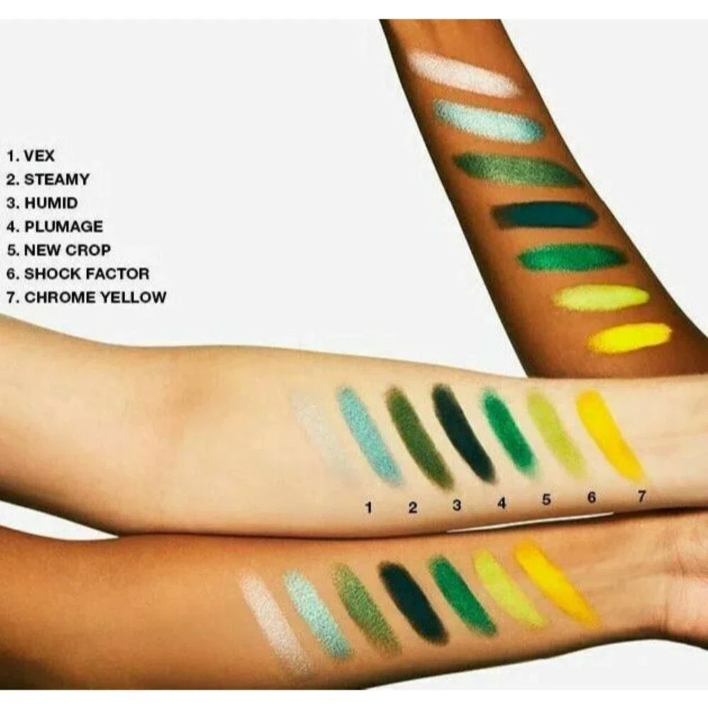 MAC STEAMY Eye Shadow ~ Blue Green Gold Pearl Frost ~ Pro Palette Pan Refill